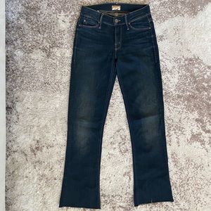 Mother Denim Boot Cut Capris Sz 26
